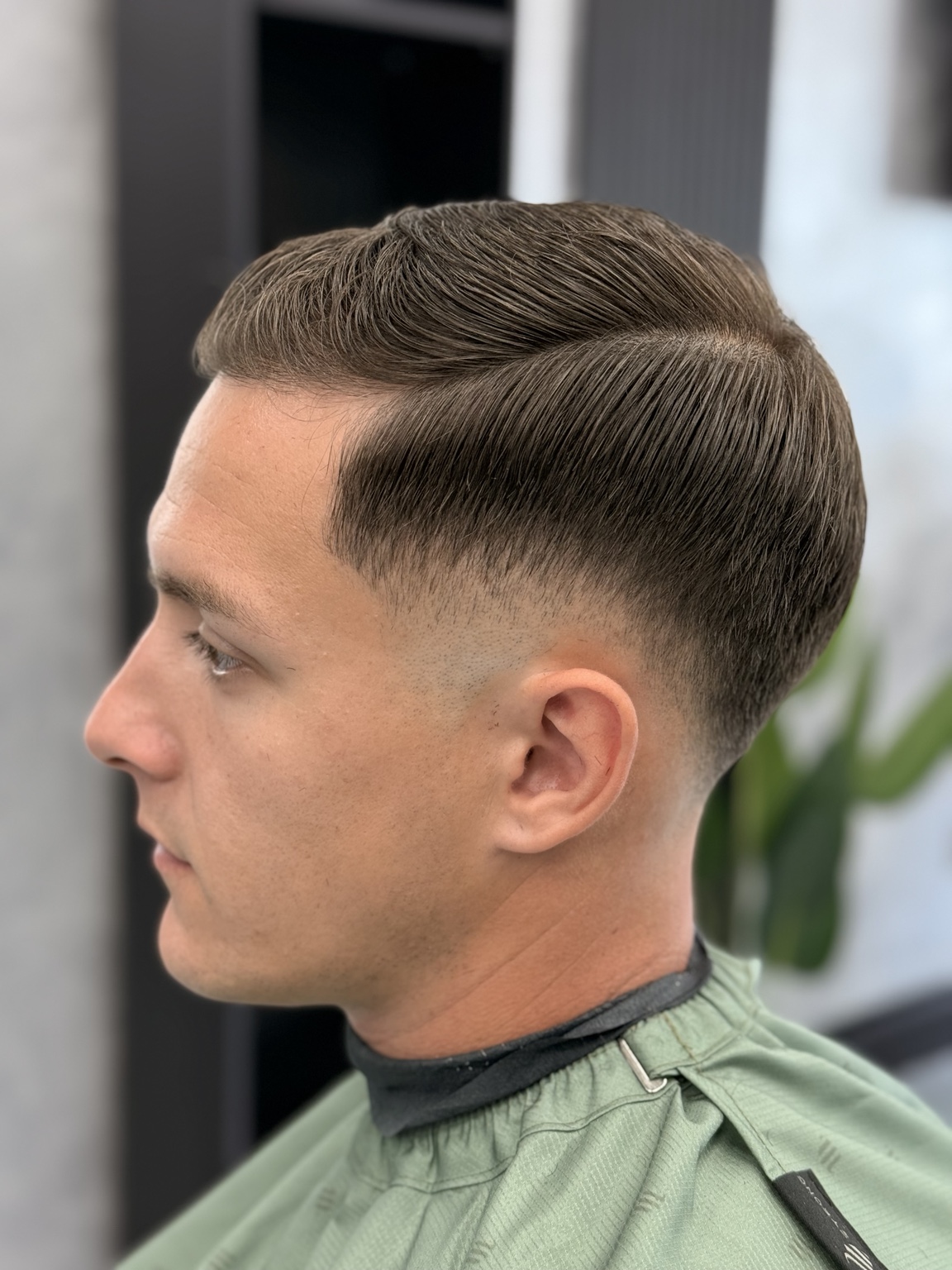 Haircut detail at Velmor Barbers